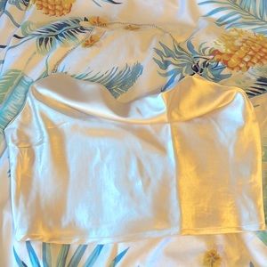 Silky chain strap top